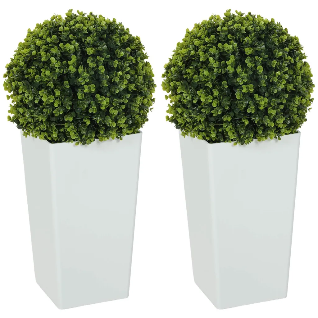 Boule eucalyptus synthétique 65 cm anti-UV résistante haute densité