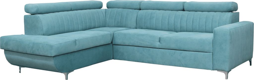 Ecksofa mit Schlaffunktion und Bettkasten | Couch für Wohnzimmer, Schlafsofa Sofagarnitur Sofa Eckcouch L-Form Wohnlandschaft mit Bettfunktion - B...