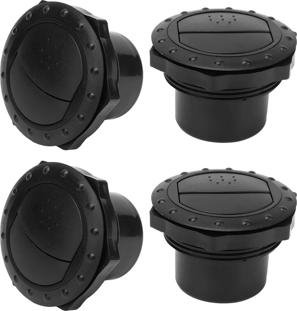 Kit 4 Deflettori Aria Condizionata 60mm Universali Bus e RVS