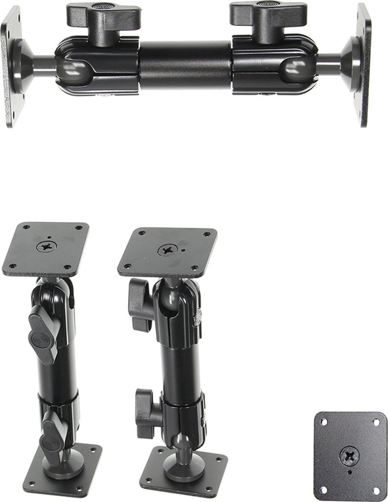Brodit Pedestal Mount 202010 Standard Duty Sockelhalterung - Arretierung: Flügelmutter