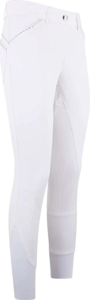 Culotte Euro Star Easy Rider Elodie Diamond FullGrip Enfants Blanc 152