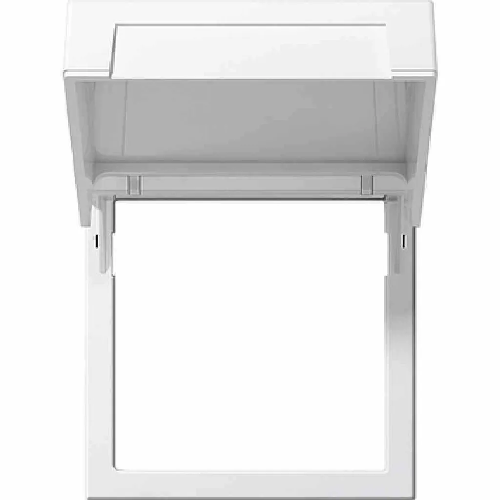 Cadre de finition GIRA 4845491 blanc brillant pour prise et bouton