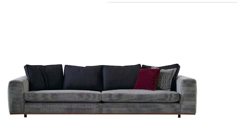 Viersitzer Sofa 4 Sitzer Couch Stoff Stoffsofa Polstersofa Modern
