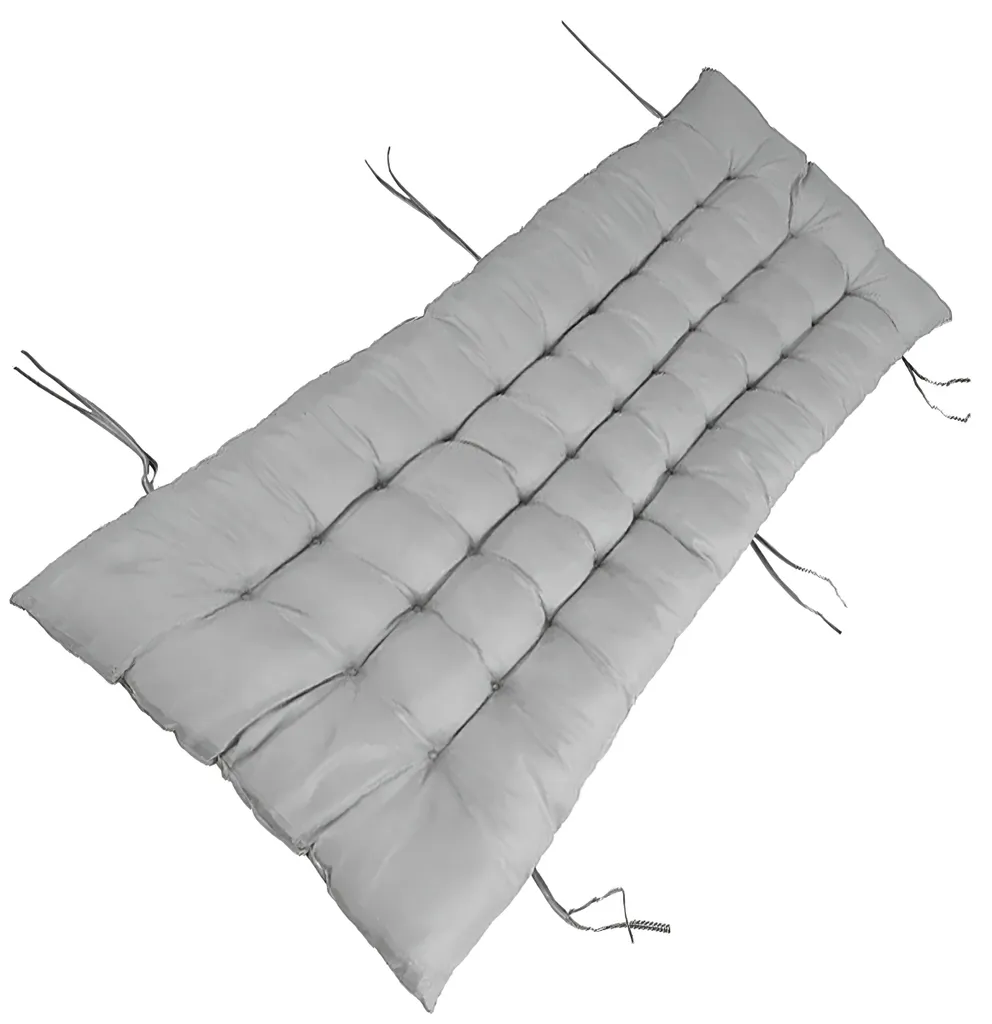Coussin de Jardin APT 160 cm de Longueur, Tissu Gris Résistant AG690E