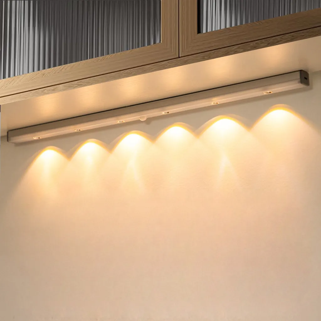 Barra LED 50cm Wireless Dimmerabile Sensore PIR Ricaricabile USB