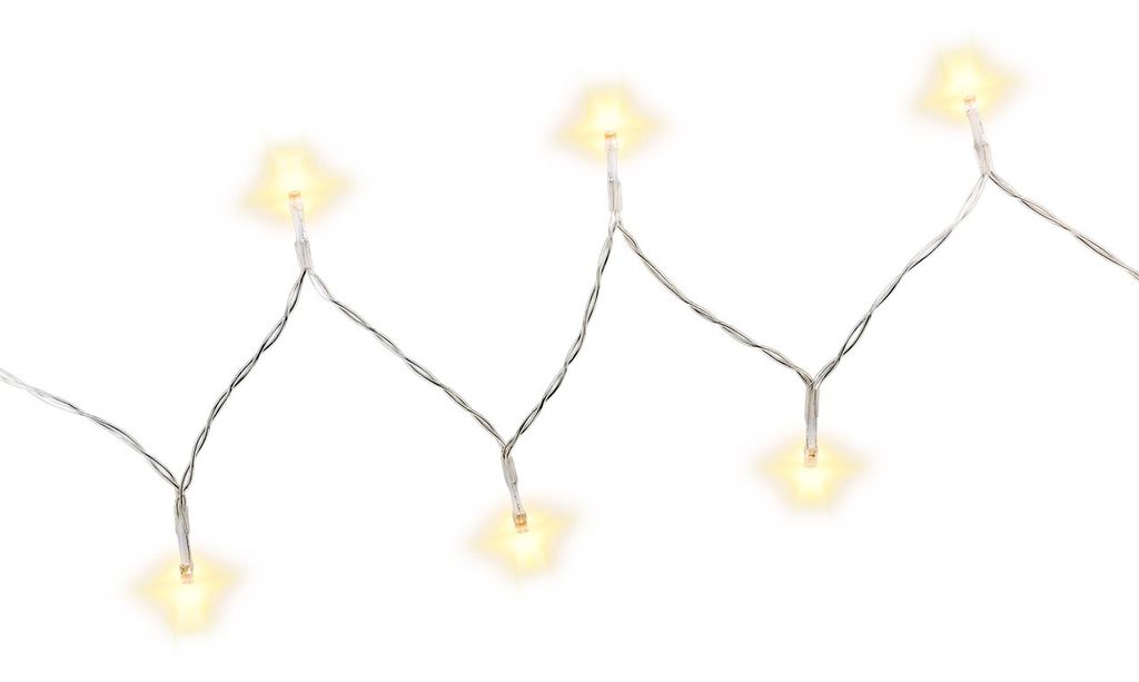 10er LED-Lichterkette, batteriebetrieben Produktbild 