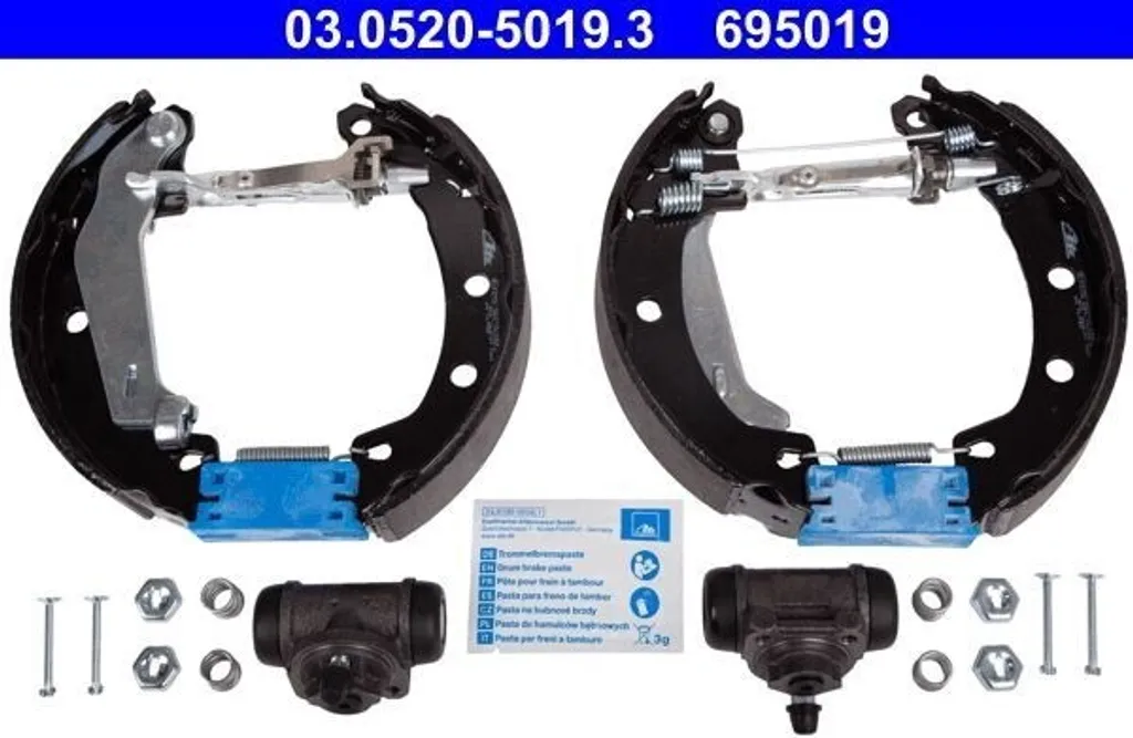 Plaquettes de frein Megane I : Sécurité route et ville ATE 03.0520-5019.3