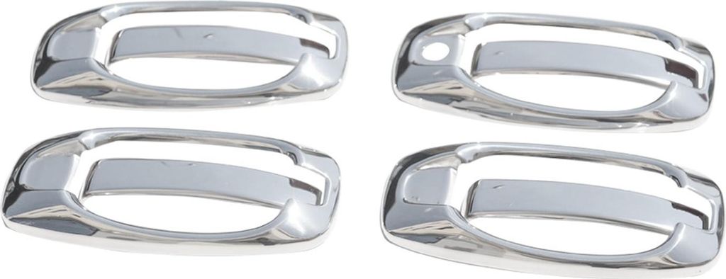 Türgriff Blende Türgriffkappen für Fiat Qubo 2008-2021 4-Tür Edelstahl Silber 8x