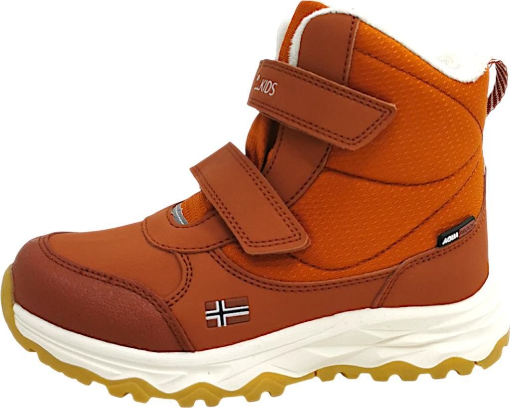 Trollkids Hafjell Schnürstiefel Orange in Gr. 38
