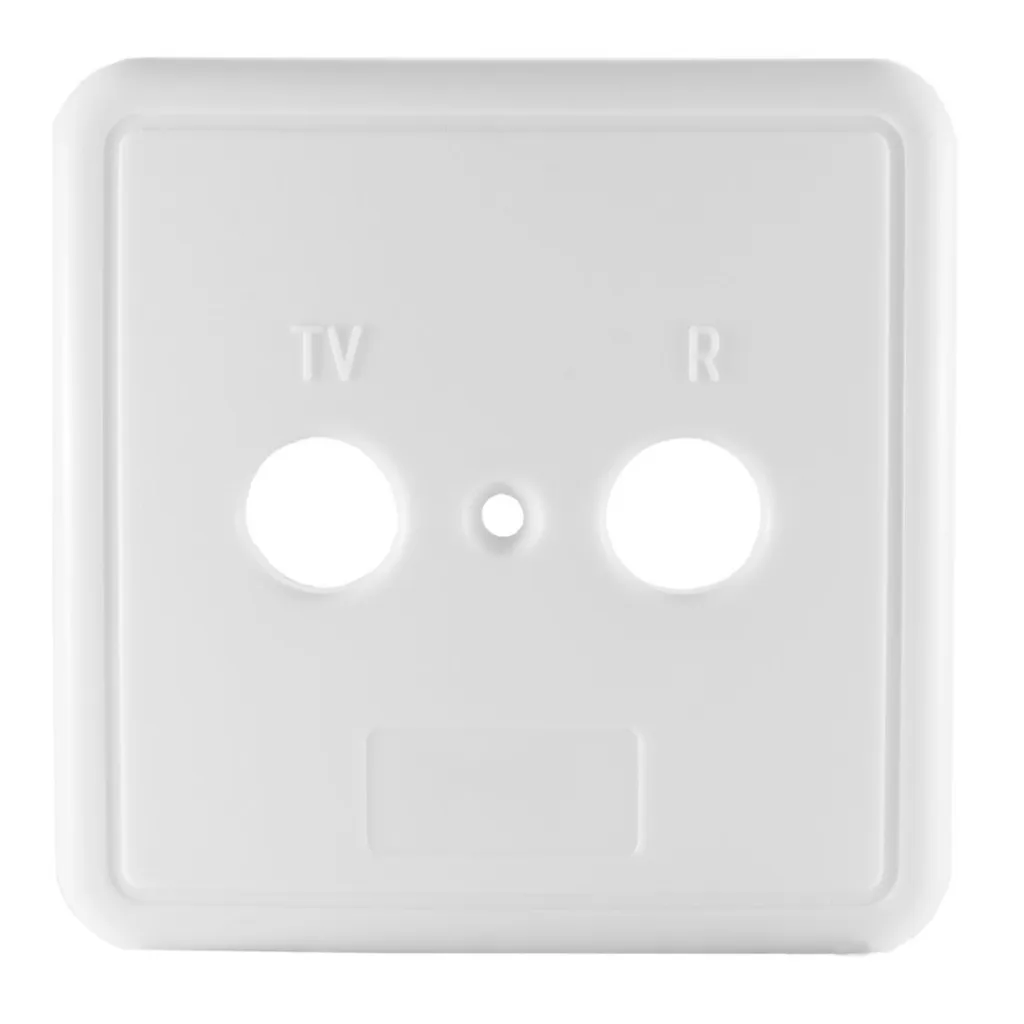 shiverpeaks BASIC-S Couvercle pour Prise d'Antenne Double Blanc BS83911W - 2