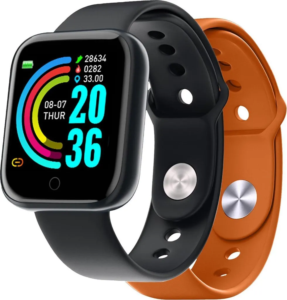 Celly TRAINERBEATOR Smartwatch Fitness Nero - Traccia i tuoi Progressi