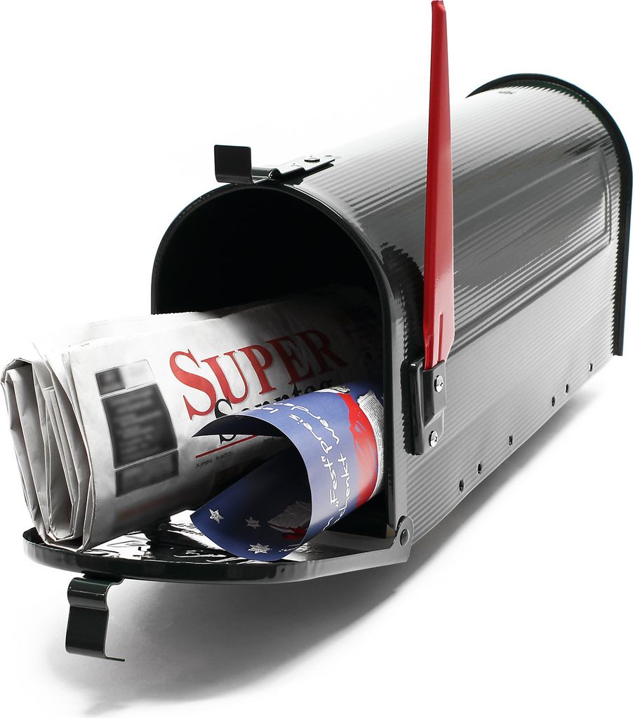 Wiltec US Mailbox černá 150 x 513 x 223 mm, americká Obrázek produktu 