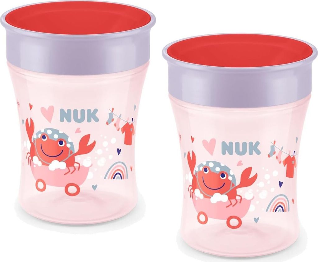 NUK Magic Cup für Zwillinge (rot) Produktbild 