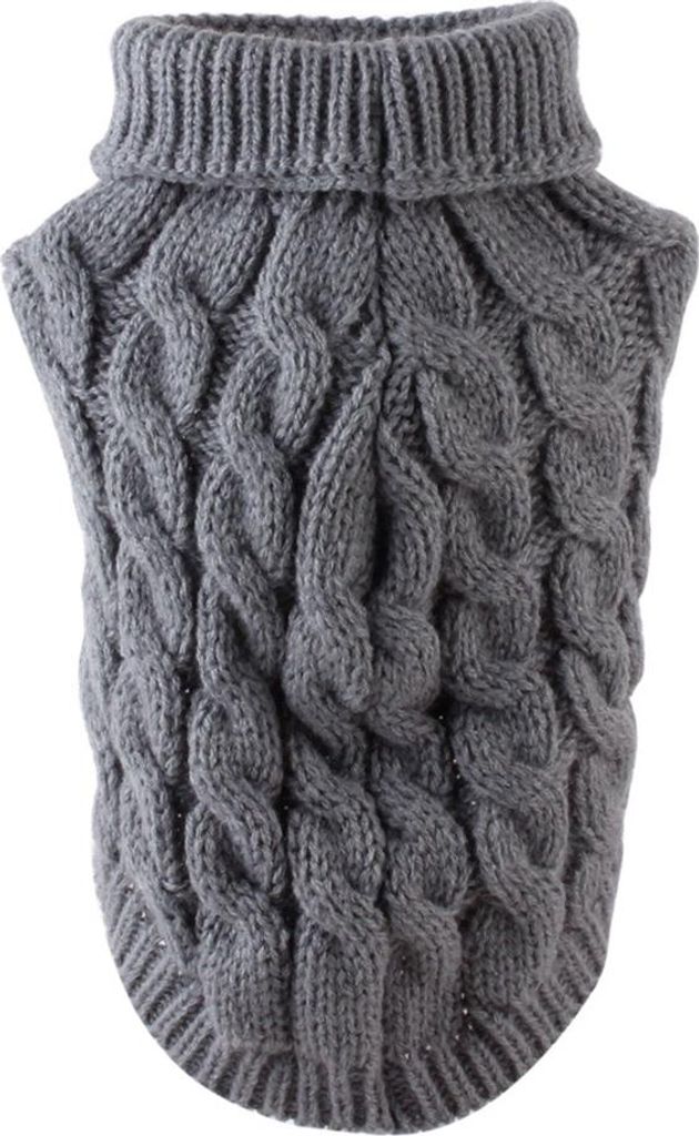 Warme und bequeme Winterkleidung für Hunde, einfarbiger Haustierpullover