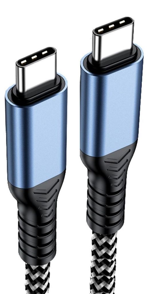 INF USB-C auf USB-C Nylon Kabel 20Gbps 240W PD 8K bei 60Hz für Laptop 0,5 m