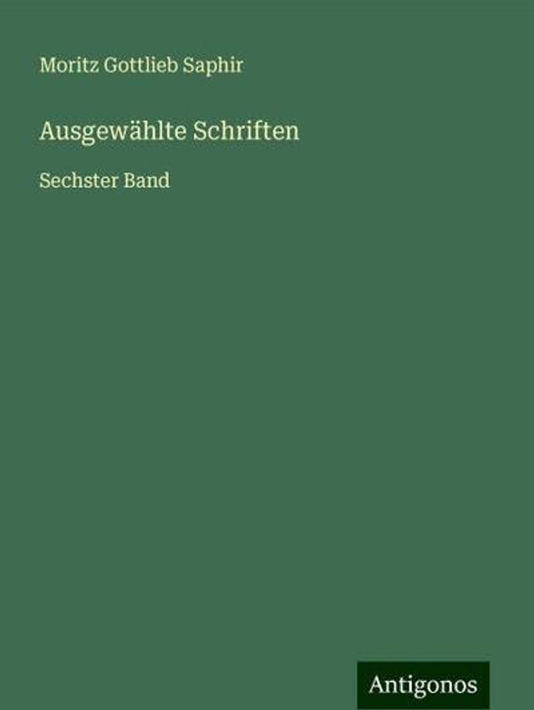 Ausgewählte Schriften