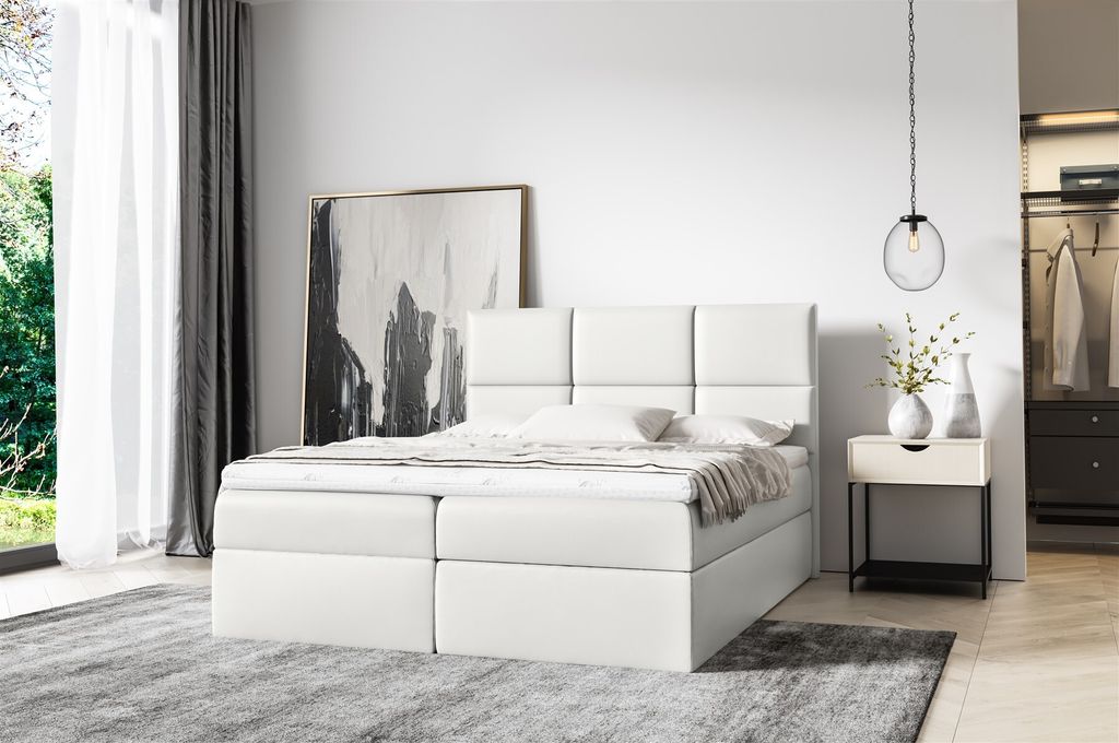 Boxspringbett Schlafzimmerbett OLIVIA 140x200cm in div. Farbvarianten