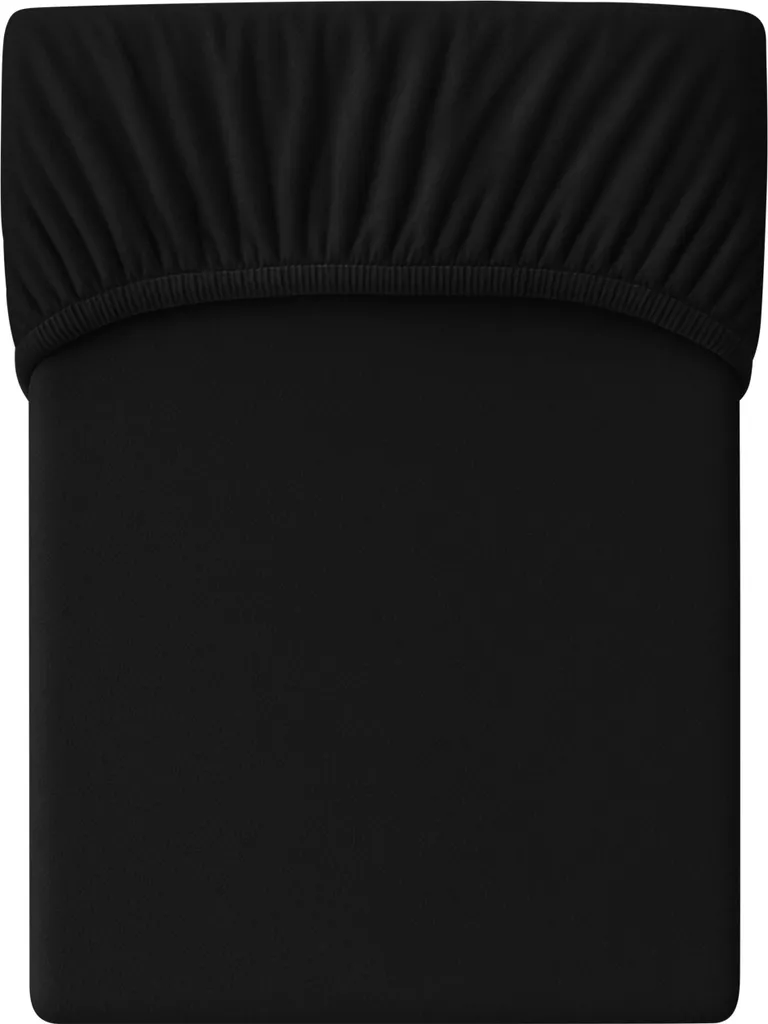 Drap-housse 140x200 coton noir pour matelas 2 personnes - Confort nocturne