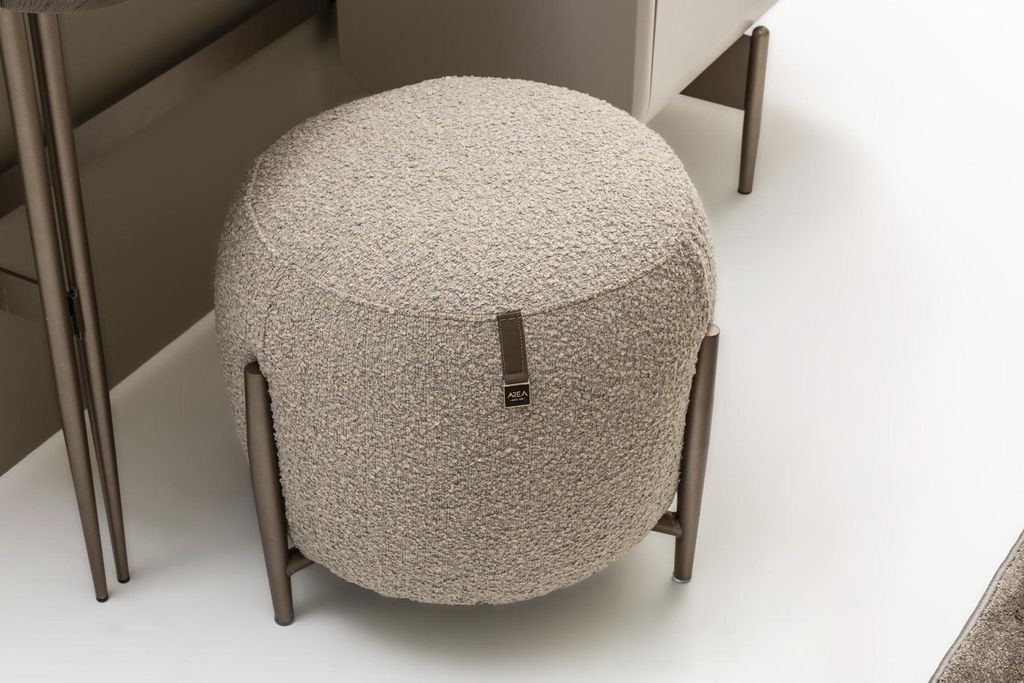 Schlafzimmer Hocker Polsterhocker Sitzhocker Stoff Moderne Design Möbel