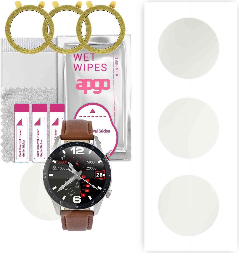 apgo 3 Stück Schutzfolie, Matt, kompatibel mit Watchmark Produktbild 