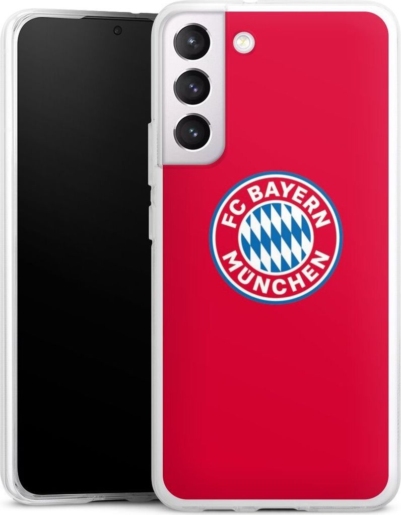 DeinDesign Handyhülle für Samsung Galaxy S22+ Silikon Hülle Case Smartphone Schutzhülle FC Bayern München FCB Logo