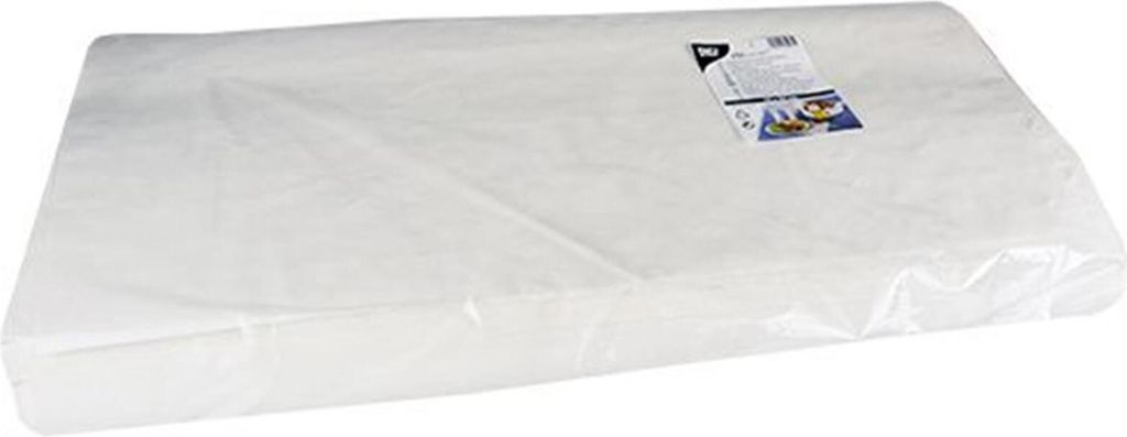 PAPSTAR Papiertischtuch Damastprägung eckig, 70x60 cm, weiß Produktbild 