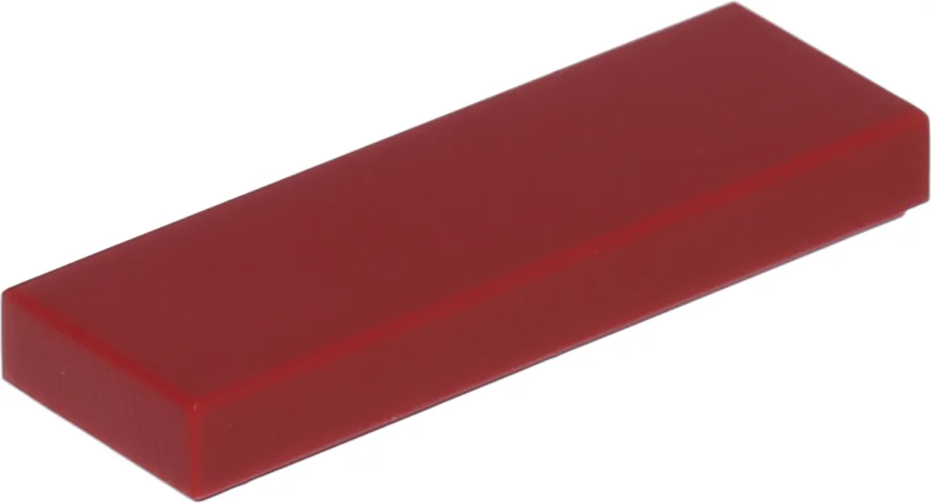 Lego tuile 1x3 rouge foncé 63864 pour finir vos stocks MOC de 250 pcs