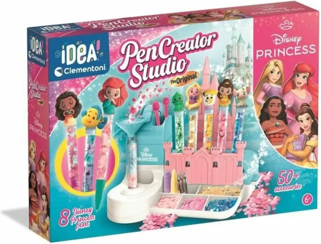 Kit créatif de stylos personnalisés Disney Princess pour enfants 6 ans