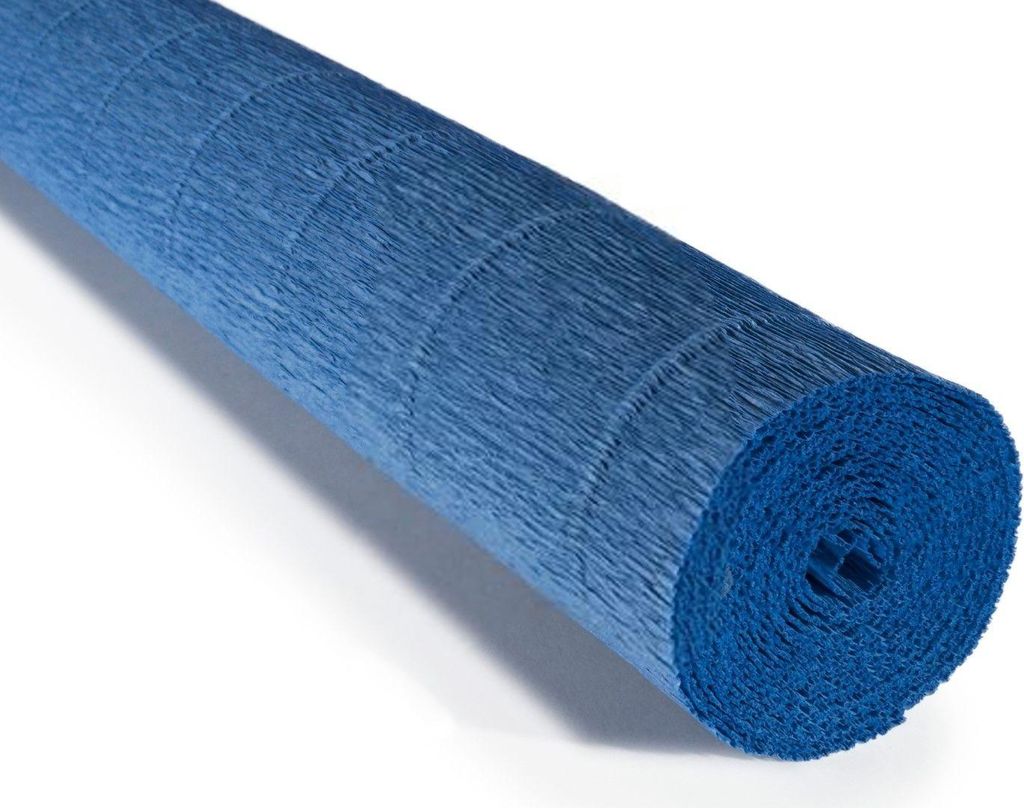 Krepppapier Rolle atlantisch blau 50x250 cm
