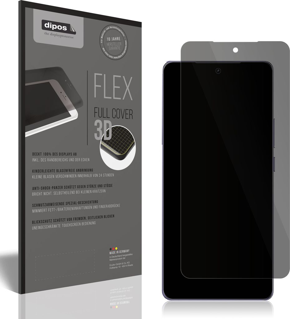 Full Cover Privacy Blickschutzfolie für Realme Neo 7 Folie Anti-Shock