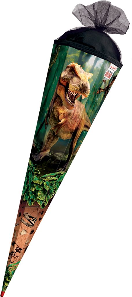 ROTH Schultüte "T-Rex Welt" eckig 850 mm Produktbild 