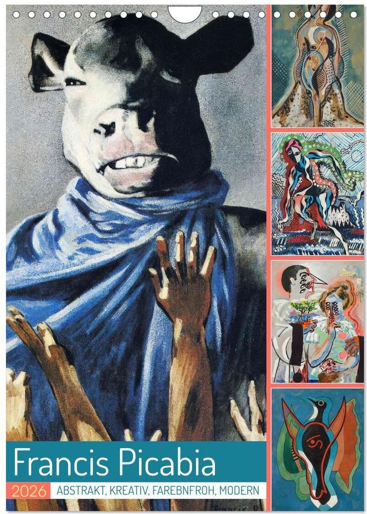 Francis Picabia (Wandkalender 2026 DIN A4 hoch), CALVENDO Monatskalender