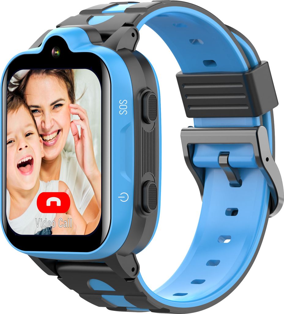 SW1 Kids Watch Black-Blue Smartwatch