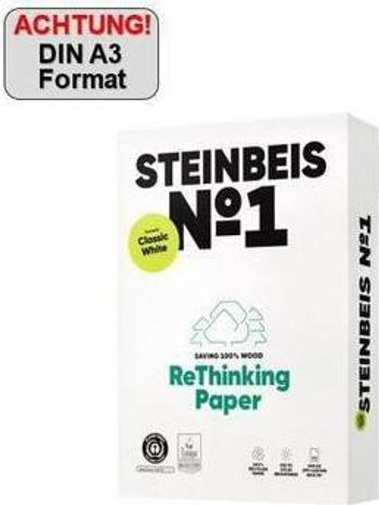 Steinbeis Kopierpapier No.1 ISO 70 K1201666080B A3 500Bl.