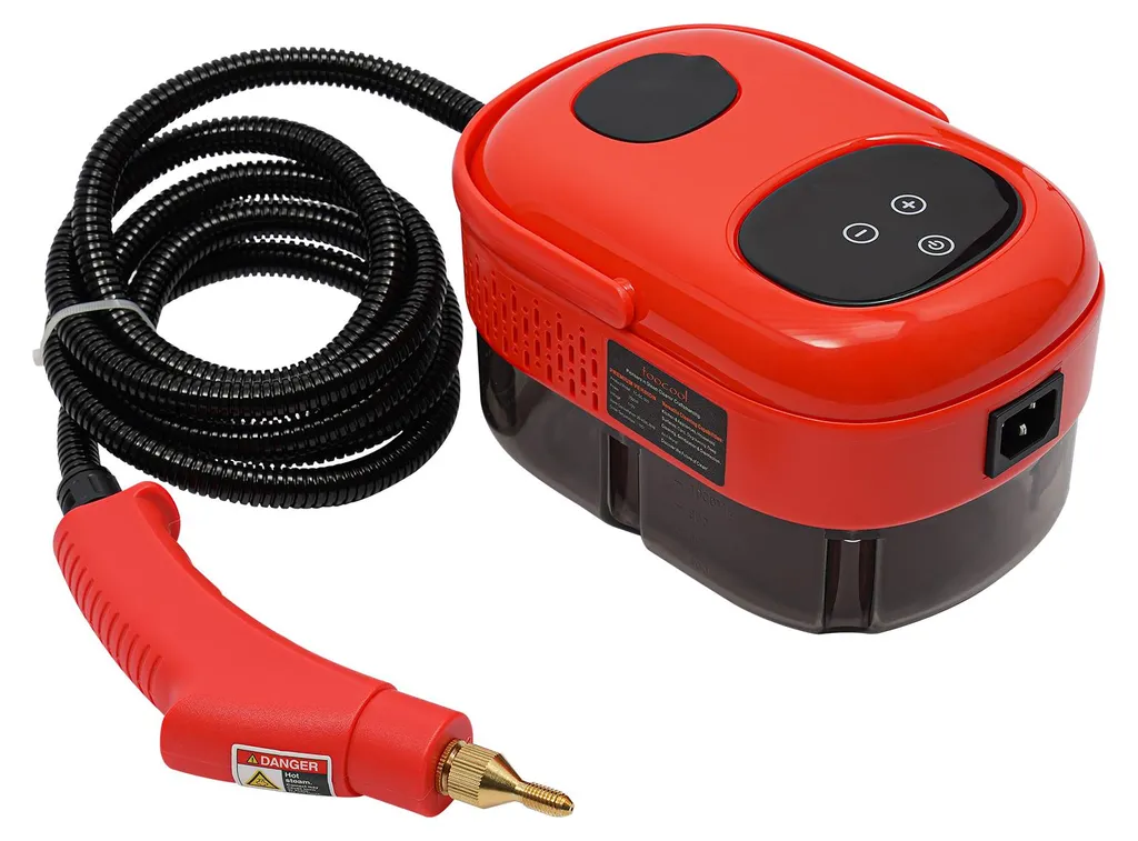 Nettoyeur haute pression 2500W vapeur rouge avec réservoir grande taille