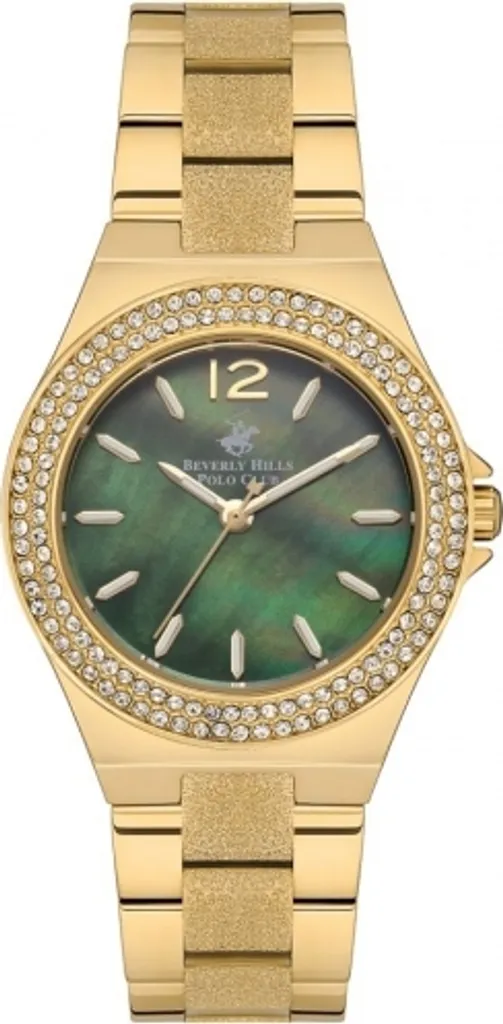 Montre Femme BP3591X.170 Beverly Hills avec Cadran Vert et Acier Poli