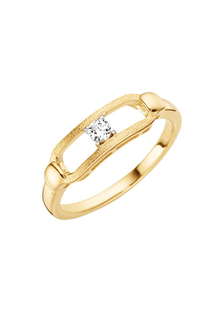 Ring SURI FREY mit Zirkonia, Silber 925 Gold 54