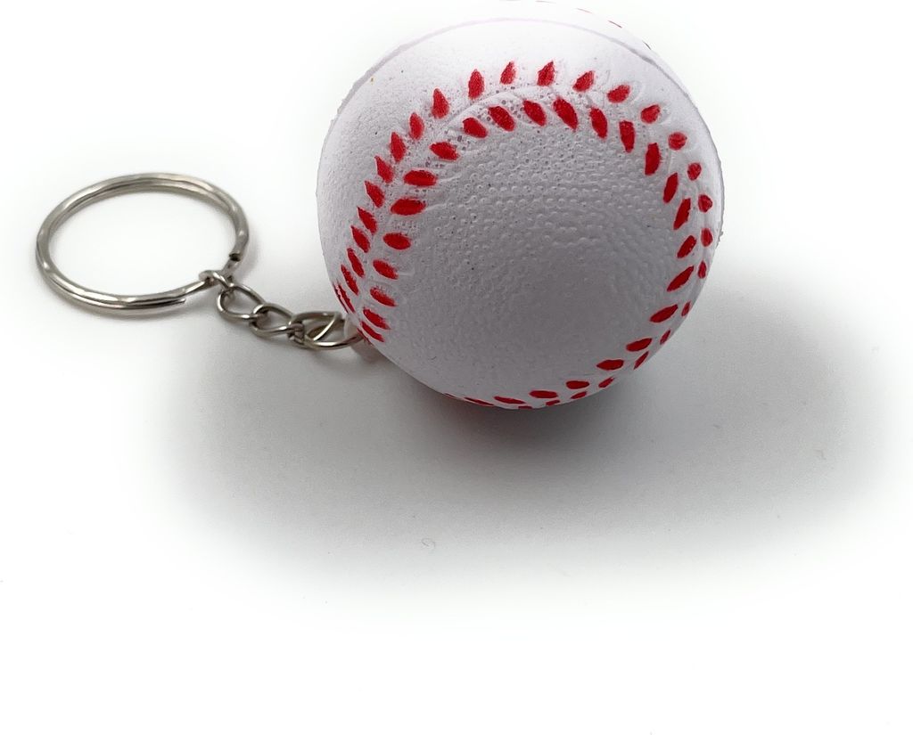 Onwomania Schlüsselanhänger - Baseball Sport Ball - Glücksbringer ideal als Geschenk