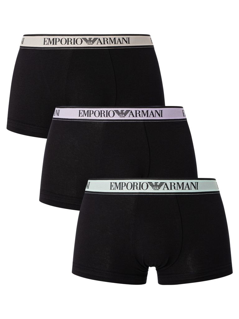 Emporio Armani 3 Packungsstämme, Schwarz L Produktbild 