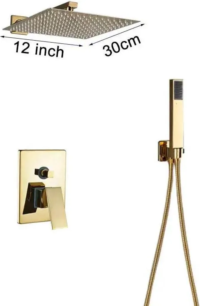 OFFERTA Set Doccia Completo 30cm | 2 Vie Incasso Prezzo Shock