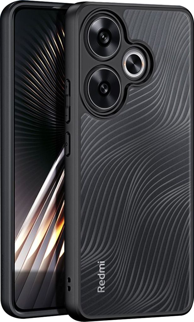 Dux Ducis, Stoßfeste Hybrid-Hülle für Xiaomi Poco F6, Schwarz
