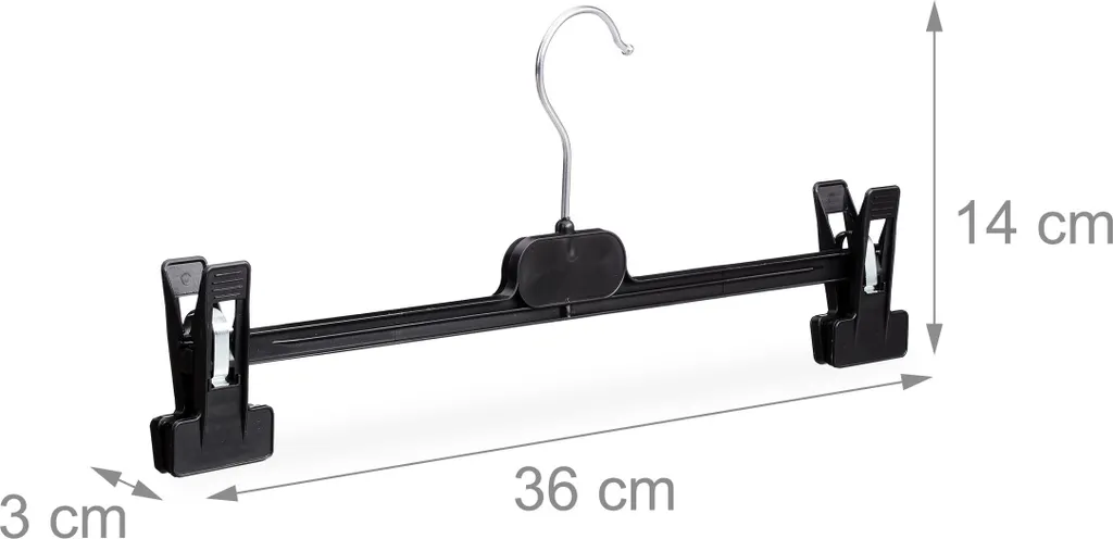 relaxdays 50x grucce per pantaloni in plastica - 6