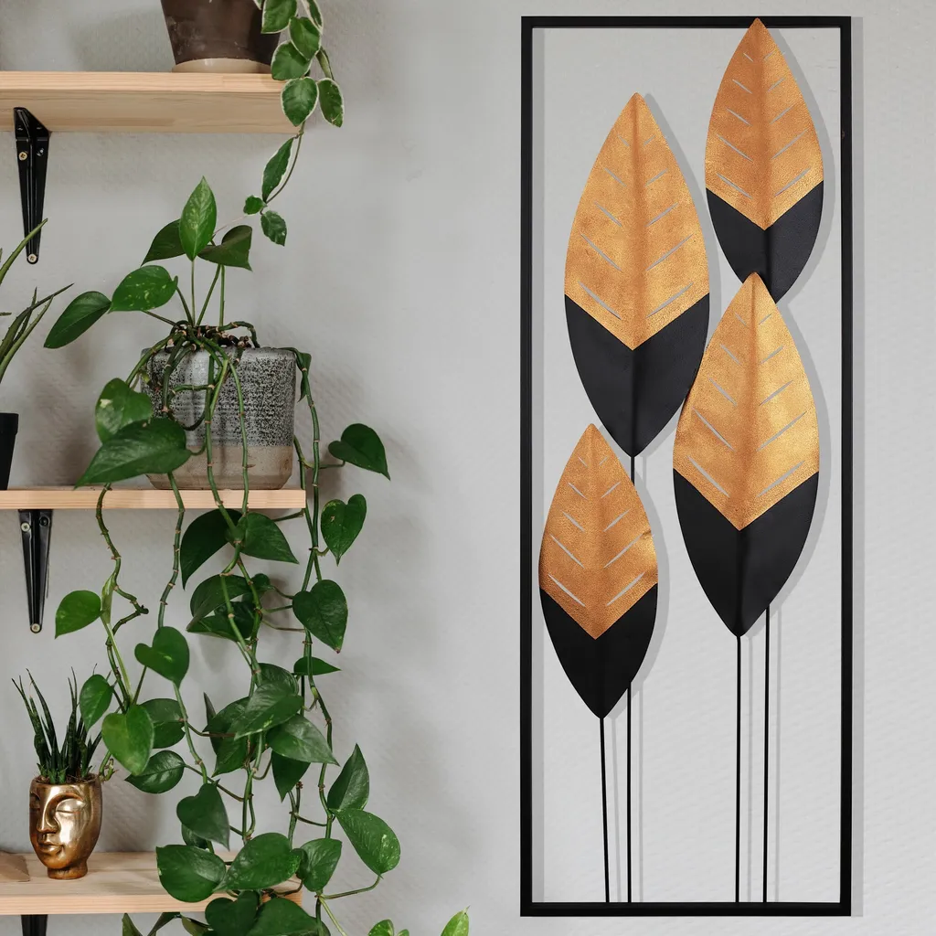 Objet de Décoration Murale Verticale en Métal Multicolore Wallity Asil - 3