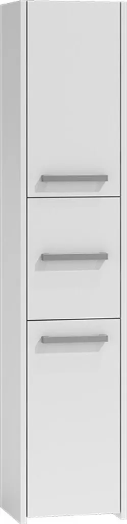 Meuble de rangement haut pour salle de bain MARGO coloris blanc mat chic