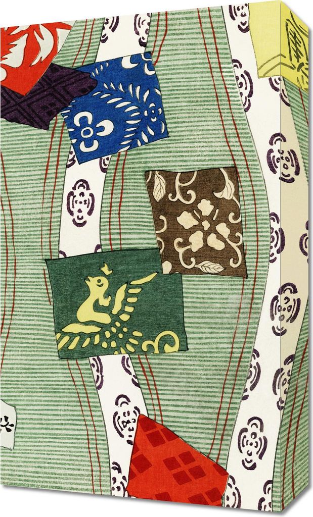Bild 30x50cm Motifs, Bijutsukai Japanisch Vintage für das Wohnzimmer