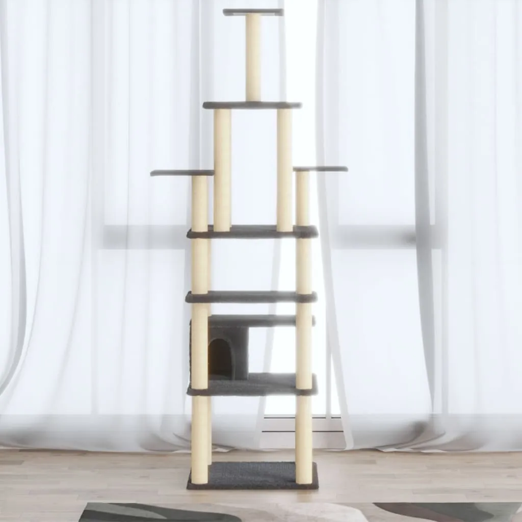 Tiragraffi 183cm Grigio Scuro Stabli Arredamenti - Design e Sisal