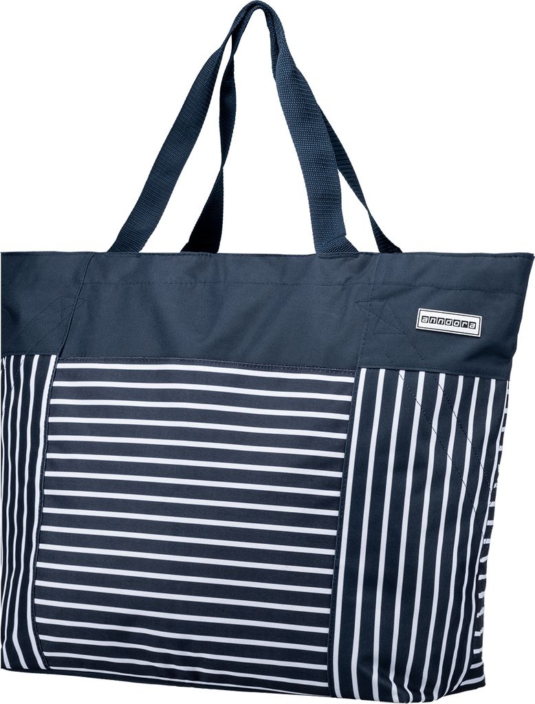 Oversized maritim Strandtasche Bag anndora® XXL in striped Produktbild 