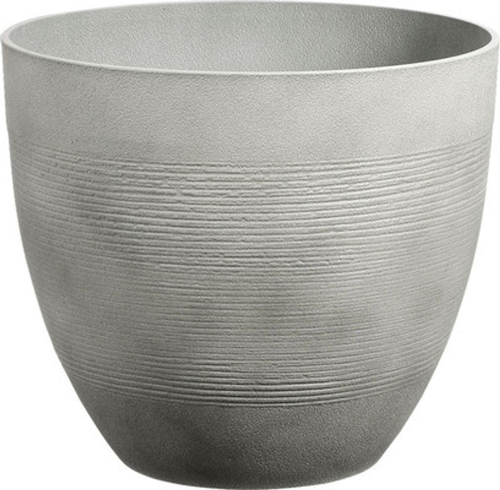 Pflanztopf Lafiora Liam Kunststoff Ø 45 cm H 39,5 cm grau