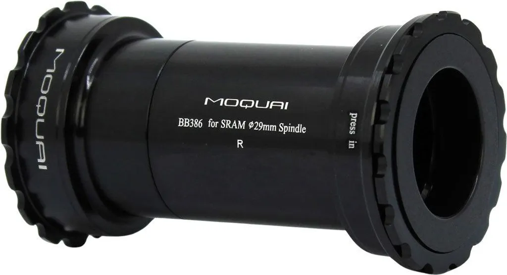 Boîtier de pédalier vélo route BB386 pour axe DUB Moquai Inox durable