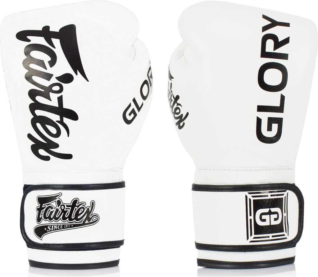 Gants de boxe Fairtex / Glory BGVG1. Couleur blanc 12 onces Image du produit 